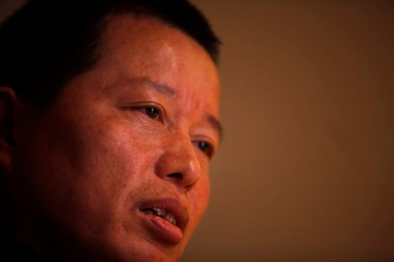 失踪四年的中国人权律师高智晟(美联社图片)