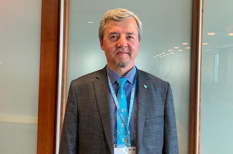 Turghunjan Alawudun, who is running for World Uyghur Congress president, is seen in an undated photo.