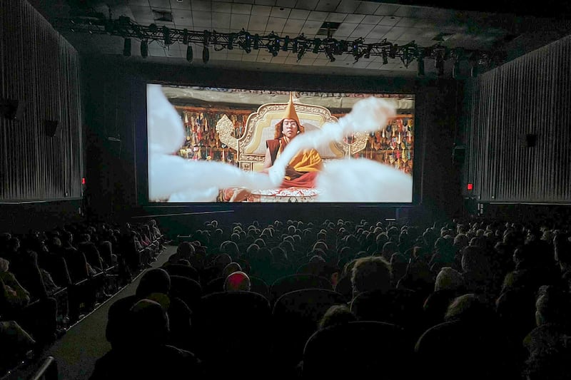 Martin Scorsese’s Oscar-nominated film Kundun about the Dalai Lama is screened at the SVA Theatre at the Tribeca Festival in New York on June 6, 2025.