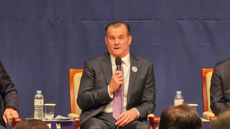 찰스 플린 전 미국 태평양육군사령관의 모습.