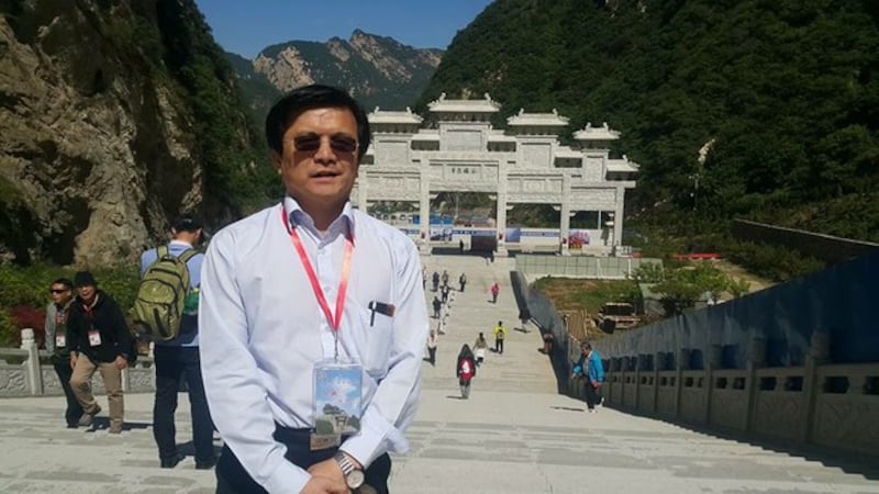 蓝营学者蔡金树入境中国已失联400多天。(图源:蔡金树脸书)