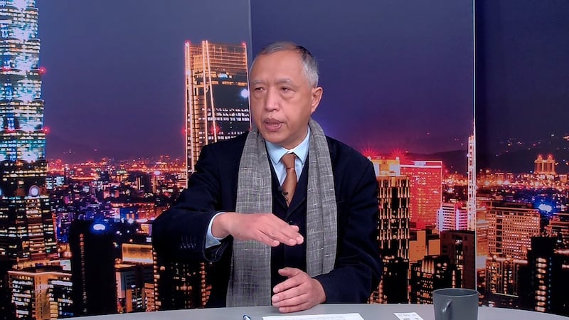 巴黎大学教授张伦。(RFA)