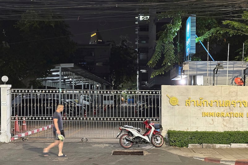 The main immigration detention center in Bangkok on Feb. 26, 2025.