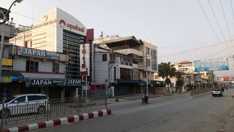 ရှမ်းပြည်နယ်မြောက်ပိုင်း၊ မူဆယ်မြို့တွင်း တစ်နေရာအား ၂၀၁၈ ခုနှစ်၊ မေလ ၁၃ ရက်နေ့က တွေ့ရစဉ်။ (Photo: RFA)