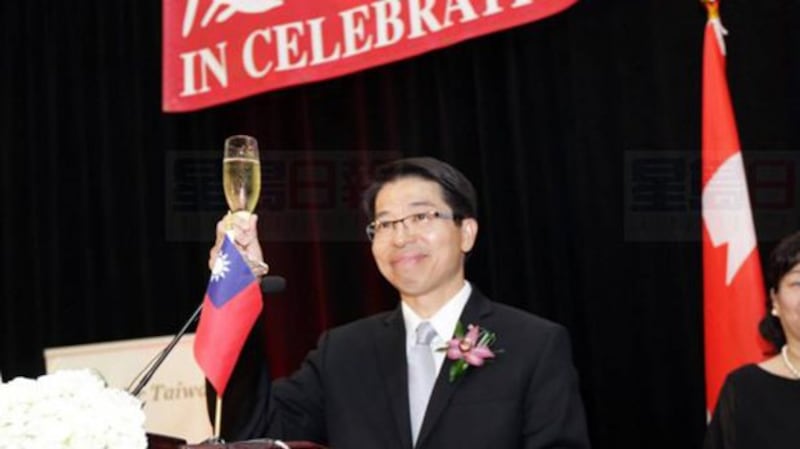 驻加拿大台北经济文化代表处代表陈文仪表示,中国的军演威胁行动扰乱了国际飞航安全。 (驻加拿大台北经济文化代表处提供)