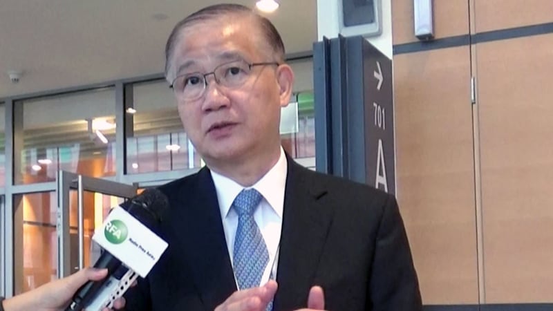 前台大校长杨泮池认为,台湾自由民主,是吸引人才的强项,“最近不是很多香港人移居到台湾?”(记者夏小华摄)