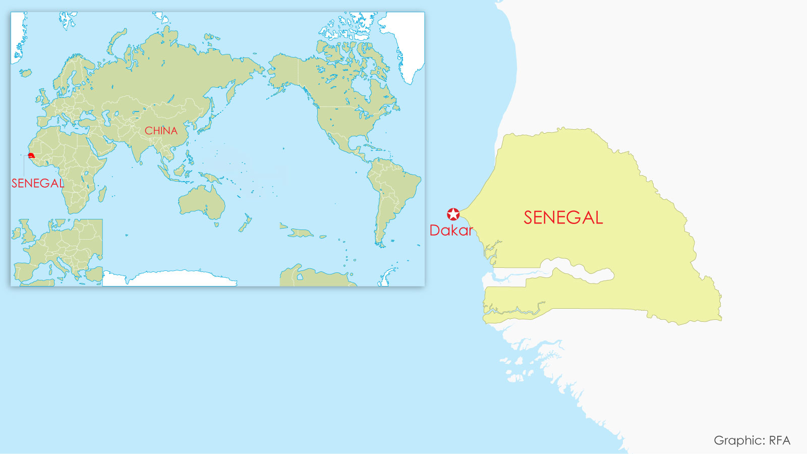 senegal map